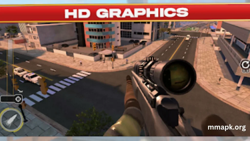 Sniper 3D MOD APK graphics