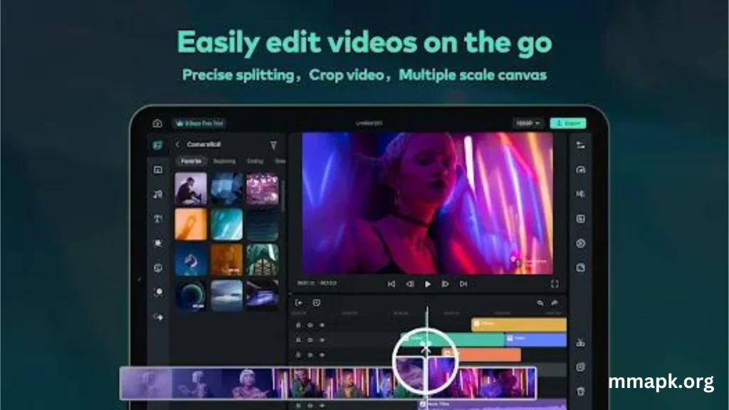 Filmora-mod-apk video editor