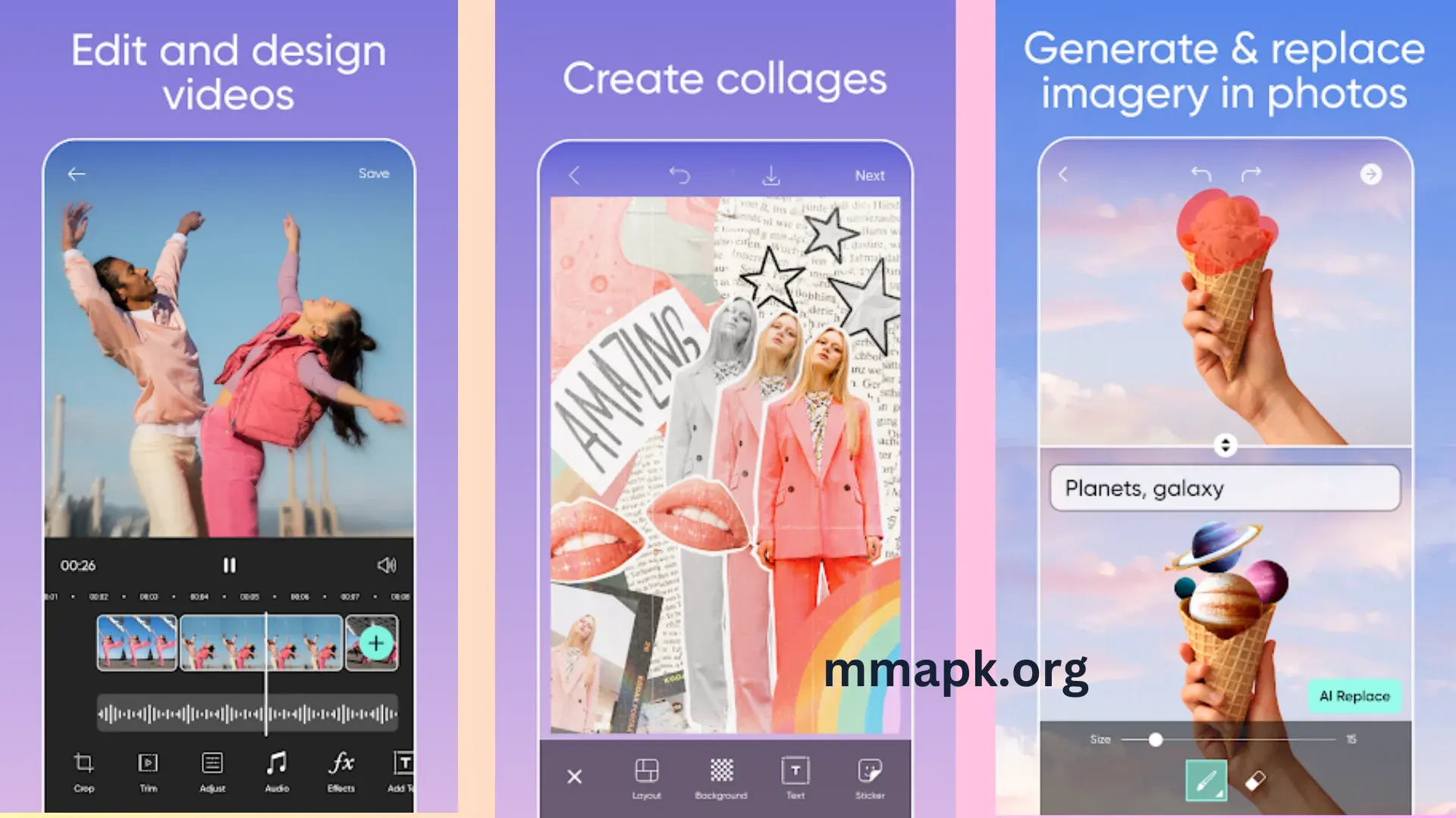 PicsArt MOD APK quick editor