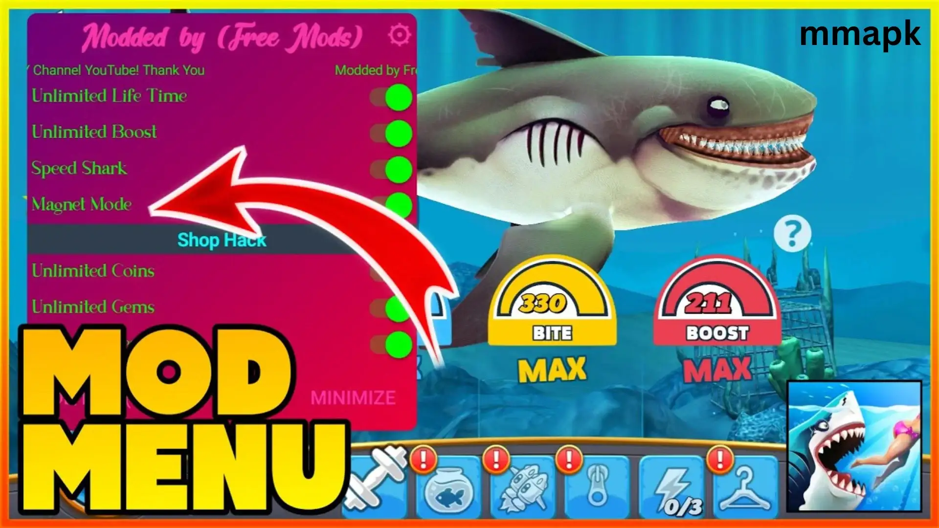 Hungry Shark World MOD APK 