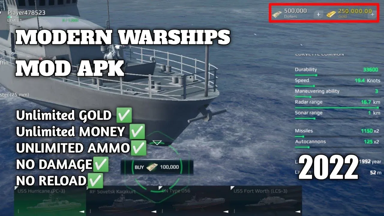 Modern Warships Mod APK