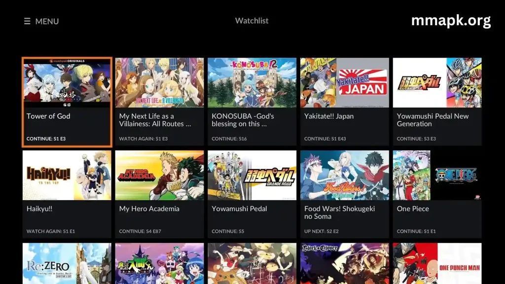 Crunchyroll MOD APK