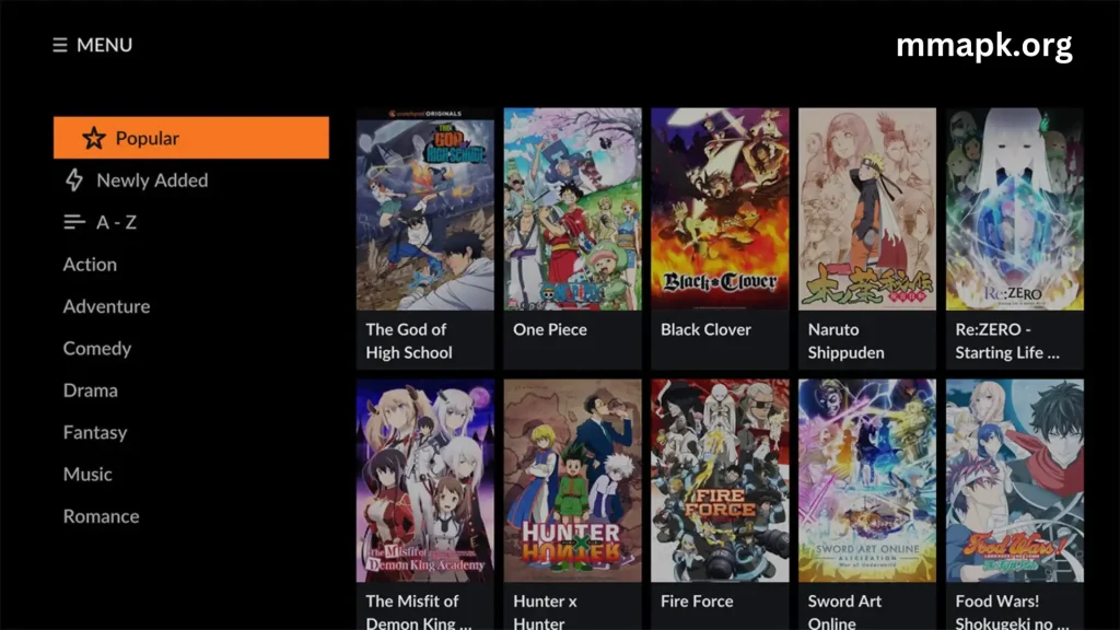 Crunchyroll MOD APK