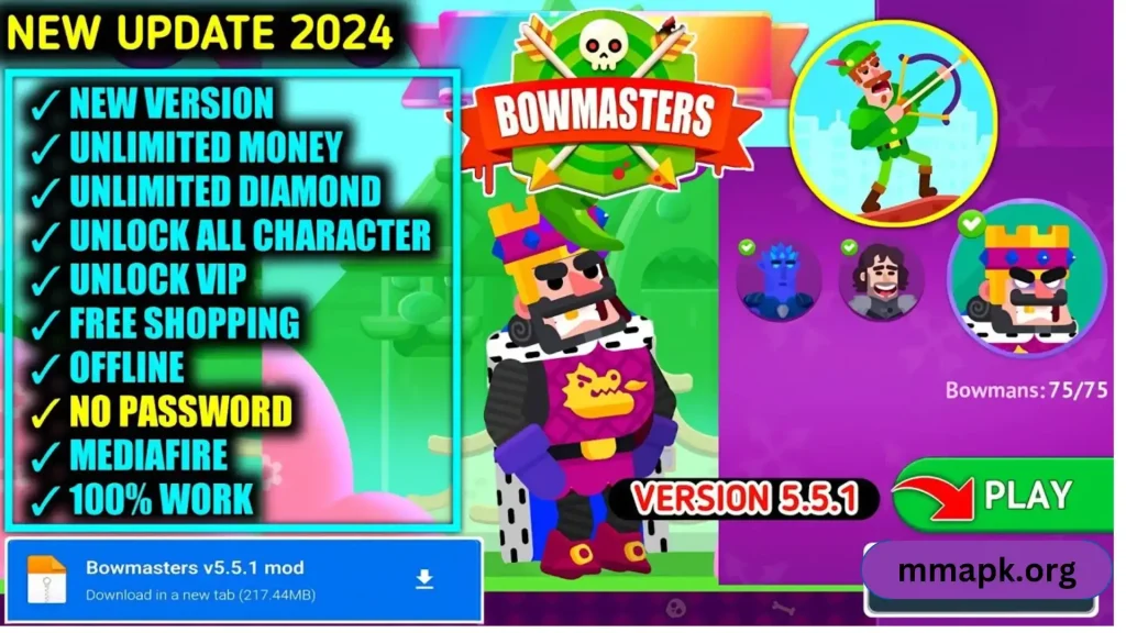 Bowmasters MOD APK