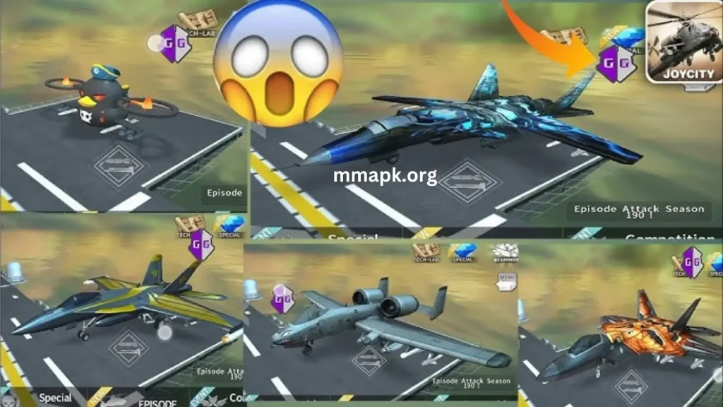 Gunship battle helicopter 3d MOD APK