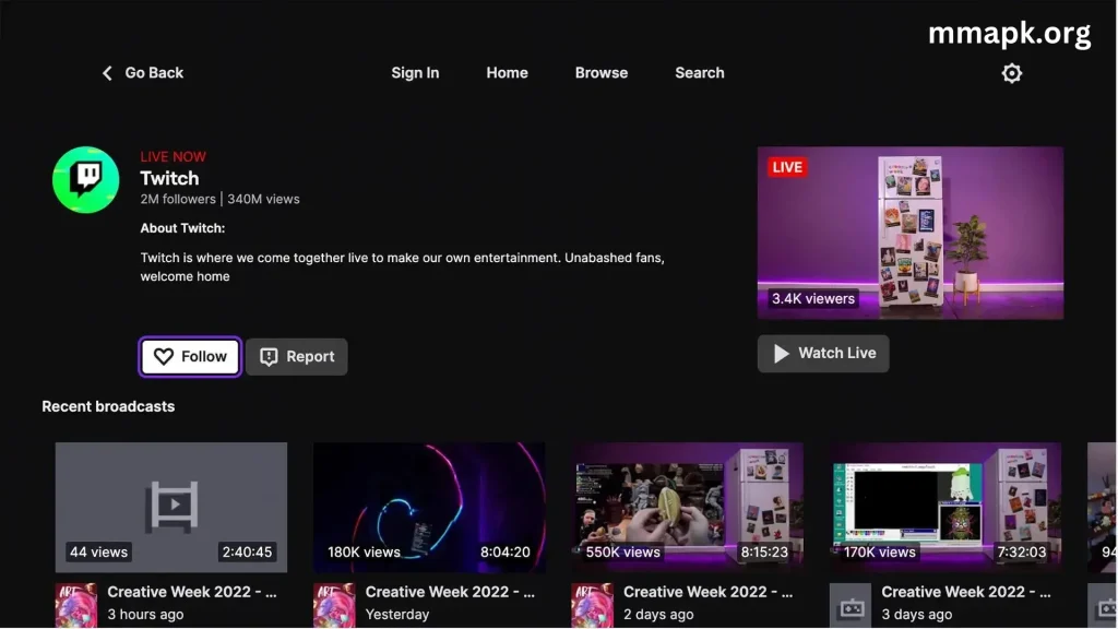 Twitch MOD APK