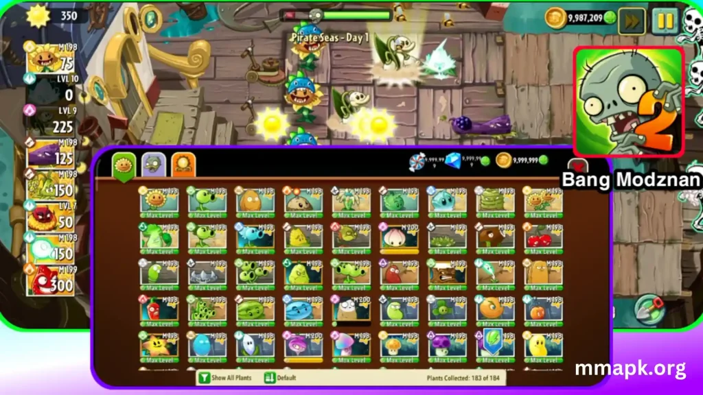 Plants vs Zombies 2 MOD APK