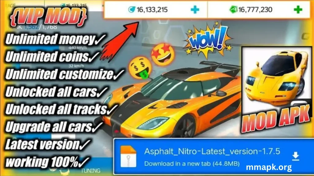 Asphalt Nitro MOD APK